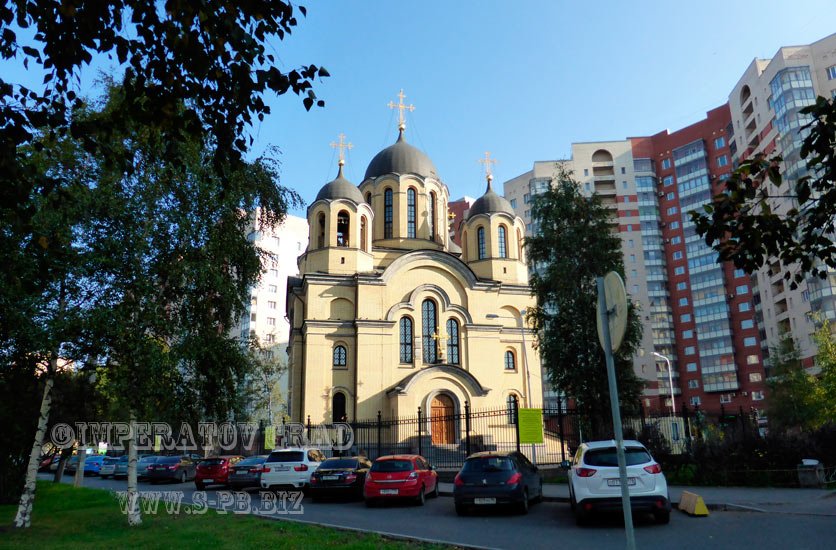 Храм Рождества Христова на улице Коллонтай. Санкт-Петербург. Лучшие фотографии церквей и соборов на сайте S-Pb.Biz.