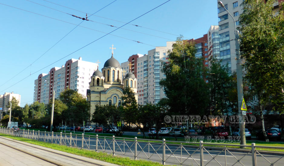 Храм Рождества Христова на улице Коллонтай. Санкт-Петербург. Лучшие фотографии церквей и соборов на сайте S-Pb.Biz.