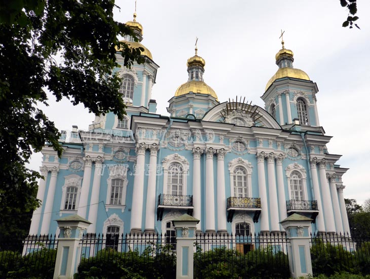 Николо-Богоявленский Морской собор. Виды Никольского собора. Санкт-Петербург. Лучшие фотографии церквей и соборов на сайте S-Pb.Biz.