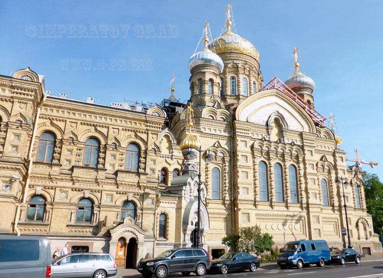 Подворье монастыря Оптина пустынь. Церковь Успения Пресвятой Богородицы. Санкт-Петербург. Лучшие фотографии церквей и соборов на сайте S-Pb.Biz.