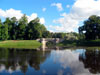 Фотография Гатчина дворцово-парковый ансамбль, Гатчина. Мост и пруд.